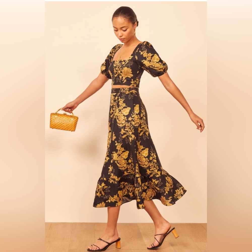 Reformation Yucca Linen Two Piece